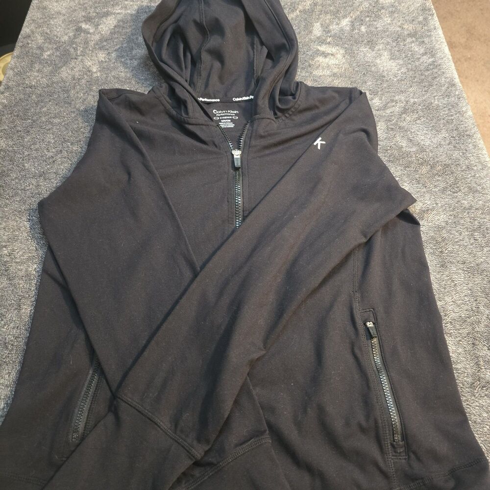 Women's Calvin Klein Performance Athletic Jacket - Black Size Small